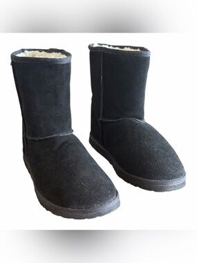 The Realm London Suede 100% Australian Merino Wool Mid-Calf Boots Size Men’s 10